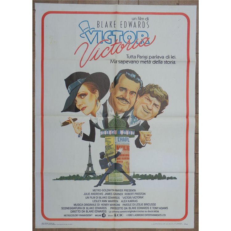VICTOR VICTORIA Original Movie Poster 2F