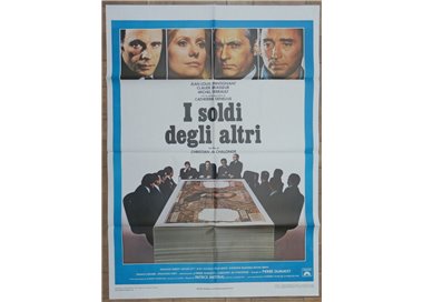 I SOLDI DEGLI ALTRI Manifesto cinematografico originale 2F
