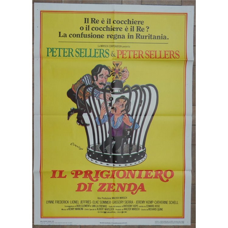 IL PRIGIONIERO DI ZENDA Manifesto cinematografico originale 2F
