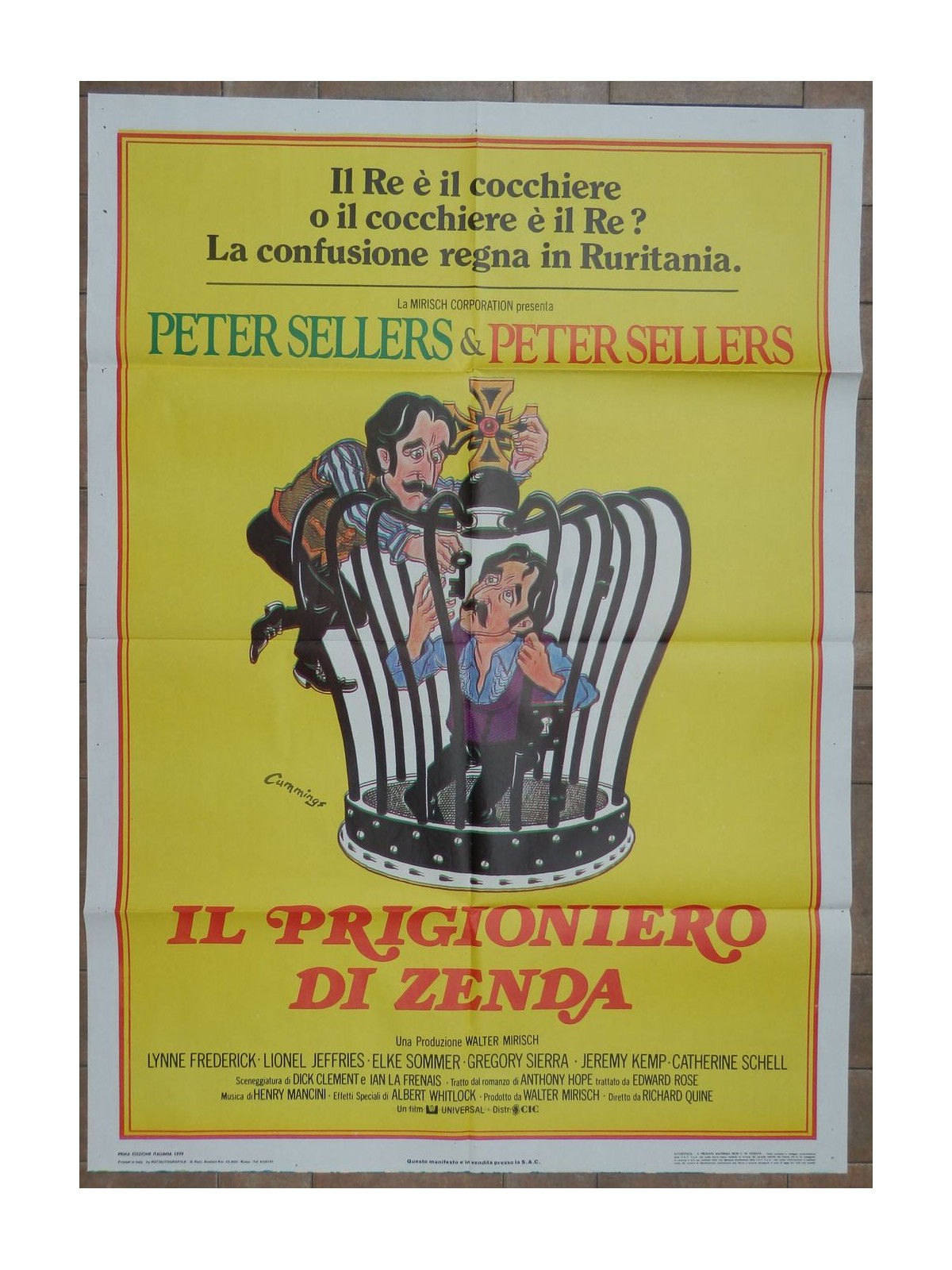 THE PRISONER OF ZENDA Original Movie Poster 2F