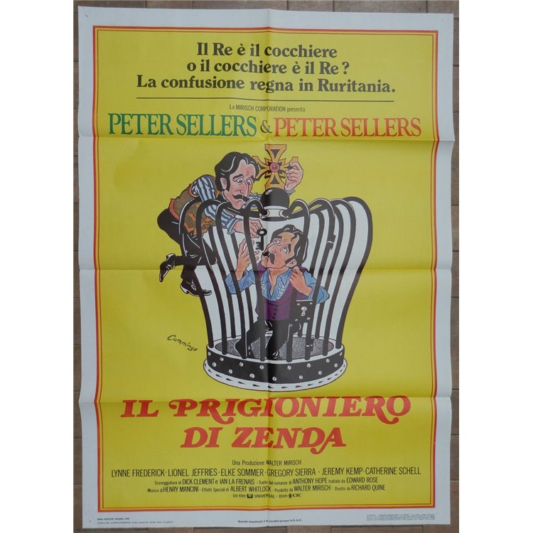 IL PRIGIONIERO DI ZENDA Manifesto cinematografico originale 2F a