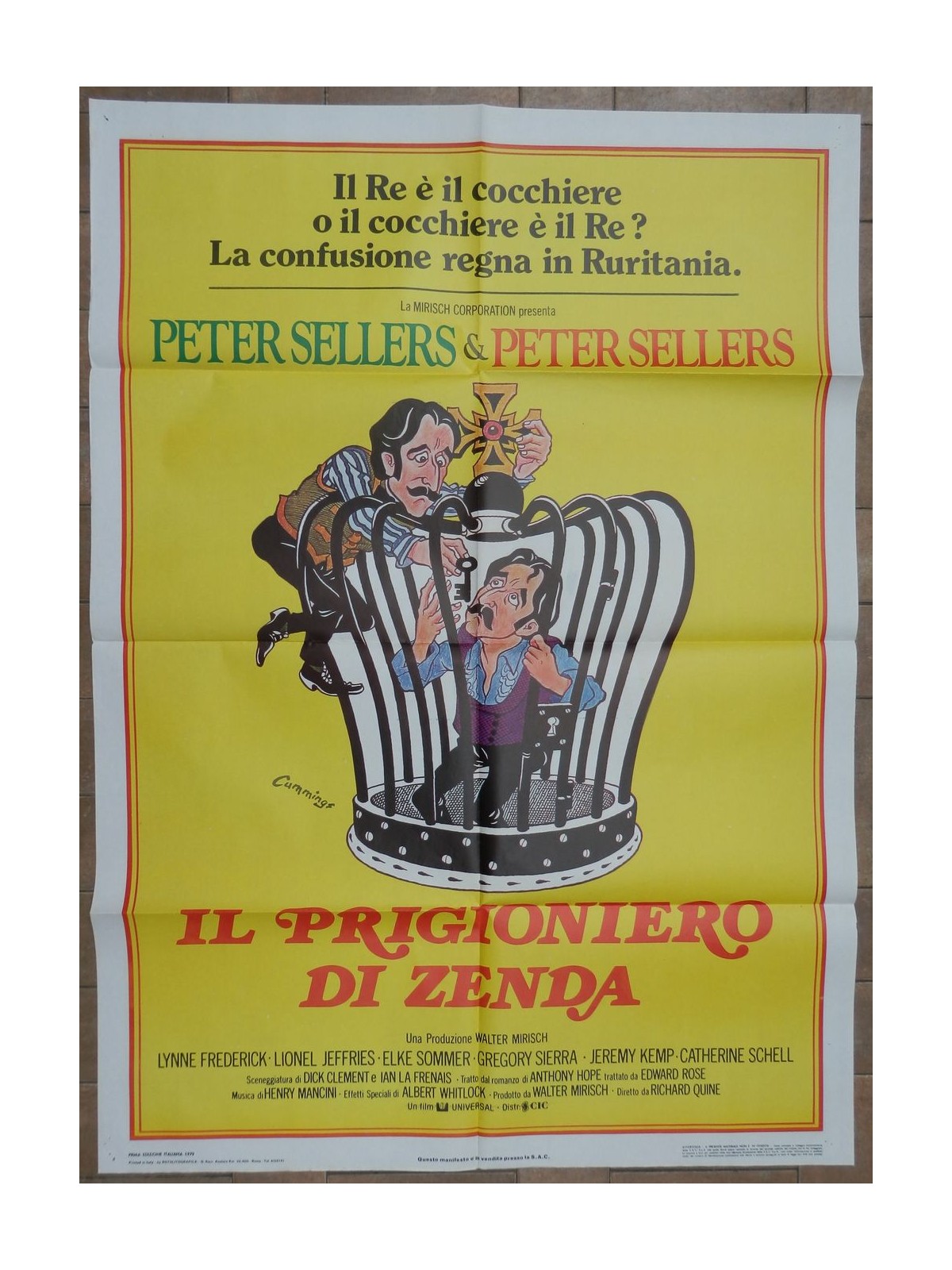 THE PRISONER OF ZENDA Original Movie Poster 2F a