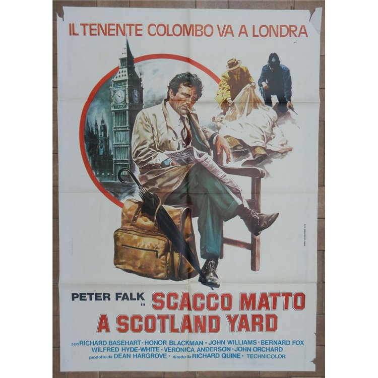 CHECKMATE AT SCOTLAND YARD Original Movie Poster 2F