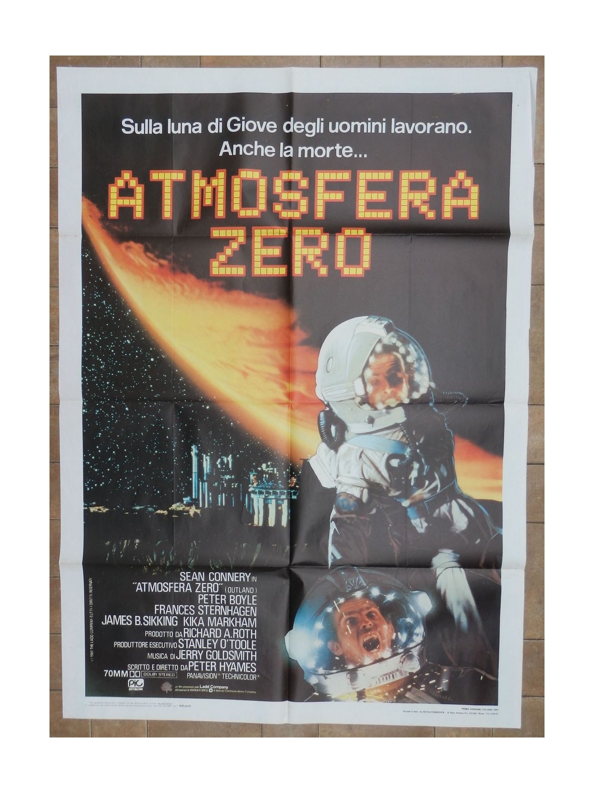 ATMOSFERA ZERO Manifesto cinematografico originale 2F a