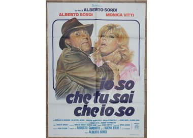IO SO CHE TU SAI CHE IO SO Manifesto cinematografico originale 2F a