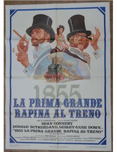 1855 THE FIRST GREAT TRAIN ROBBERY Original cinema poster 2F