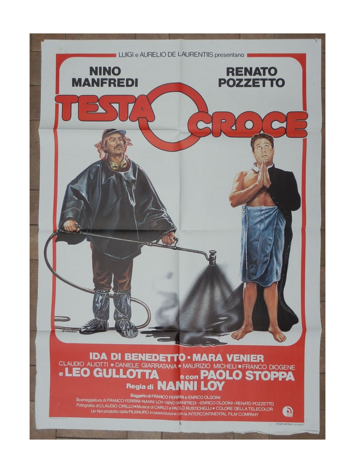 TESTA O CROCE Manifesto cinematografico originale 2F