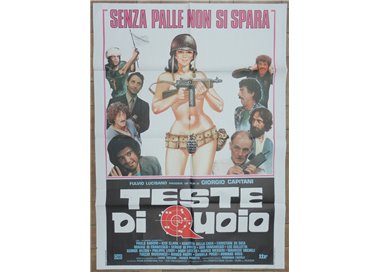 TESTE DI QUOIO Manifesto cinematografico originale 2F