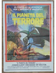 IL PIANETA DEL TERRORE Manifesto cinematografico originale 2F