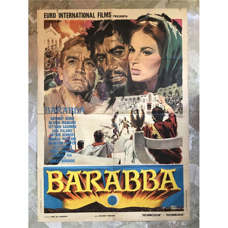 BARABBA Manifesto cinematografico originale 2F