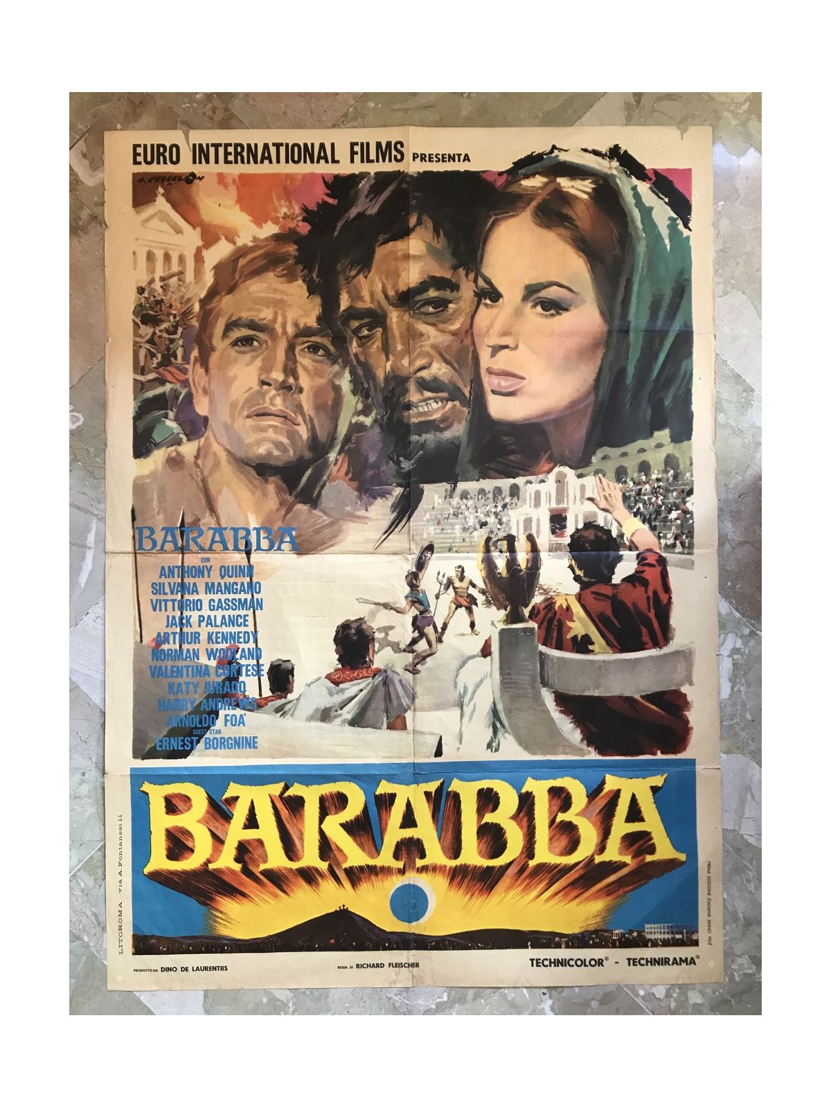 BARABBA Original Movie Poster 2F