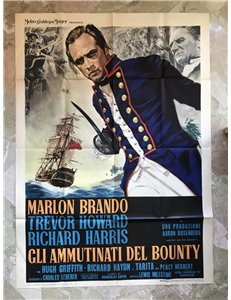 GLI AMMUTINATI DEL BOUNTY Manifesto cinematografico originale 2F