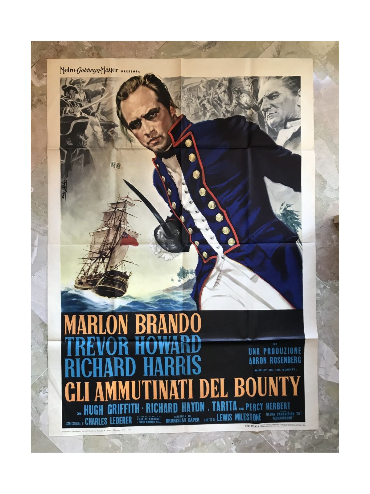 MUTINY ON THE BOUNTY Original Movie Poster 2F