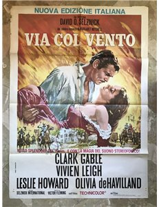 GONE WITH THE WIND Original Movie Poster 2F