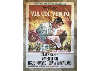 GONE WITH THE WIND Original Movie Poster 2F