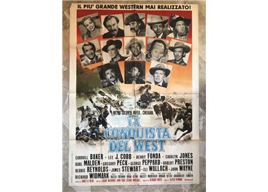 HOW THE WEST WON Original Movie Poster 2F