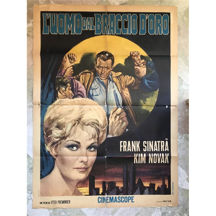 THE MAN WITH THE GOLDEN ARM Original Movie Poster 2F