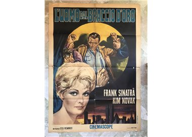 THE MAN WITH THE GOLDEN ARM Original Movie Poster 2F