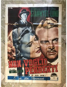 NON VOGLIO PERDERTI Manifesto cinematografico originale 4F