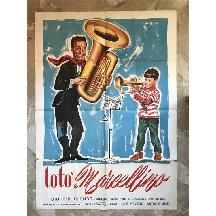 TOTO' AND MARCELLINO Original Film Poster 2F