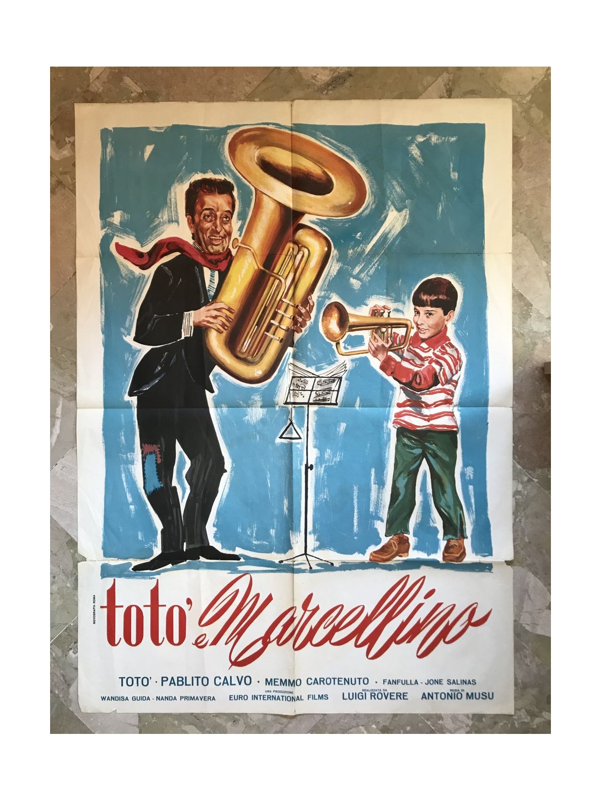 TOTO' AND MARCELLINO Original Film Poster 2F