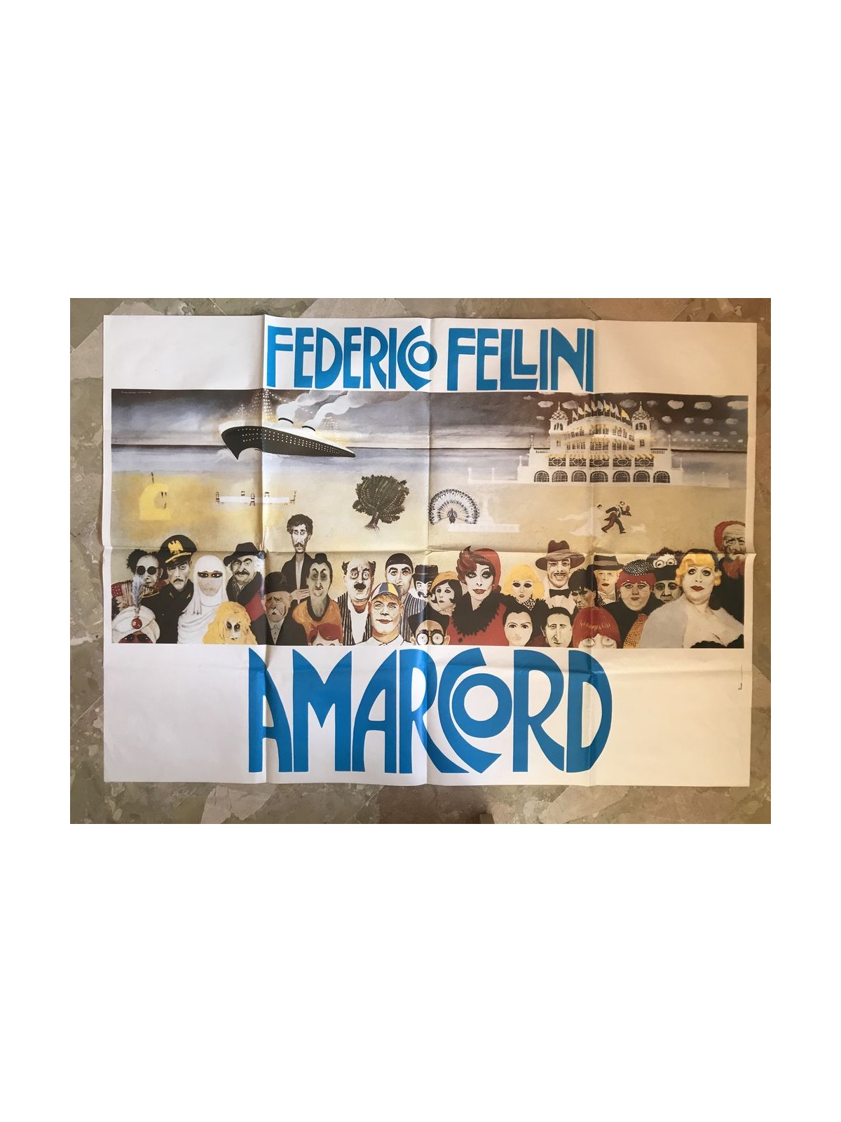 AMARCORD Manifesto cinematografico originale 2F