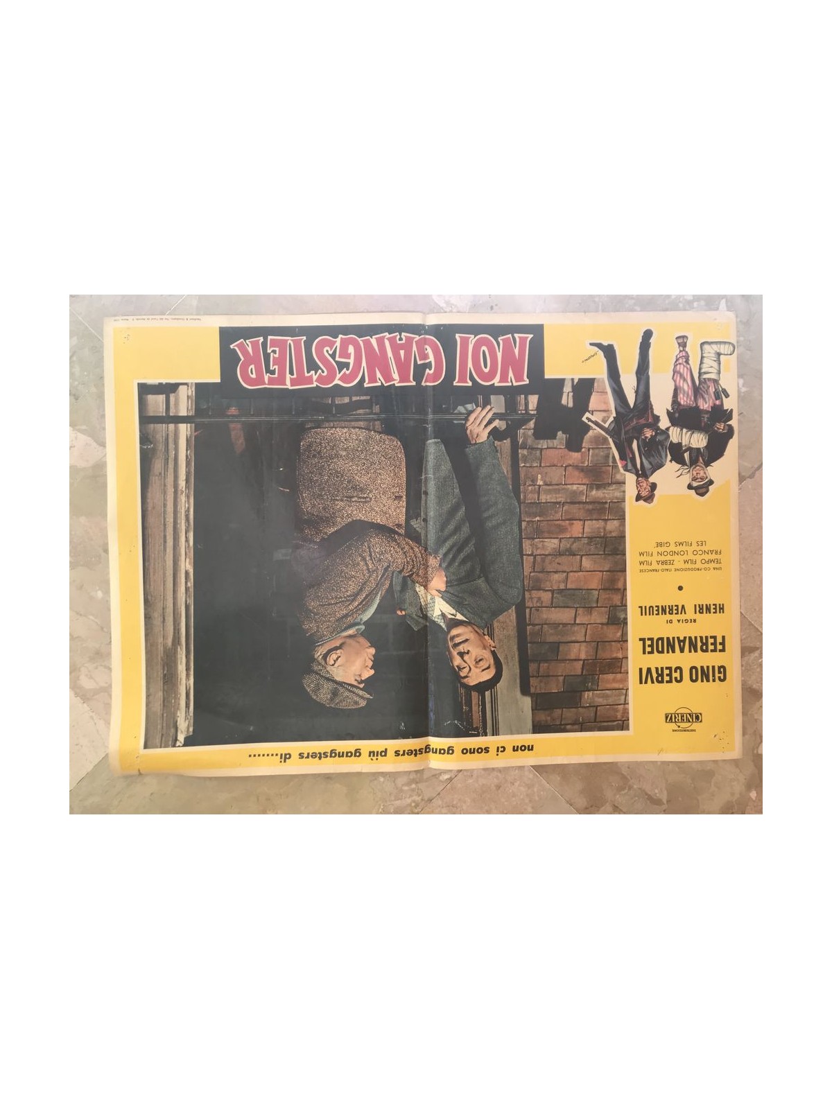 WE GANGSTERS Original cinematographic photo envelope