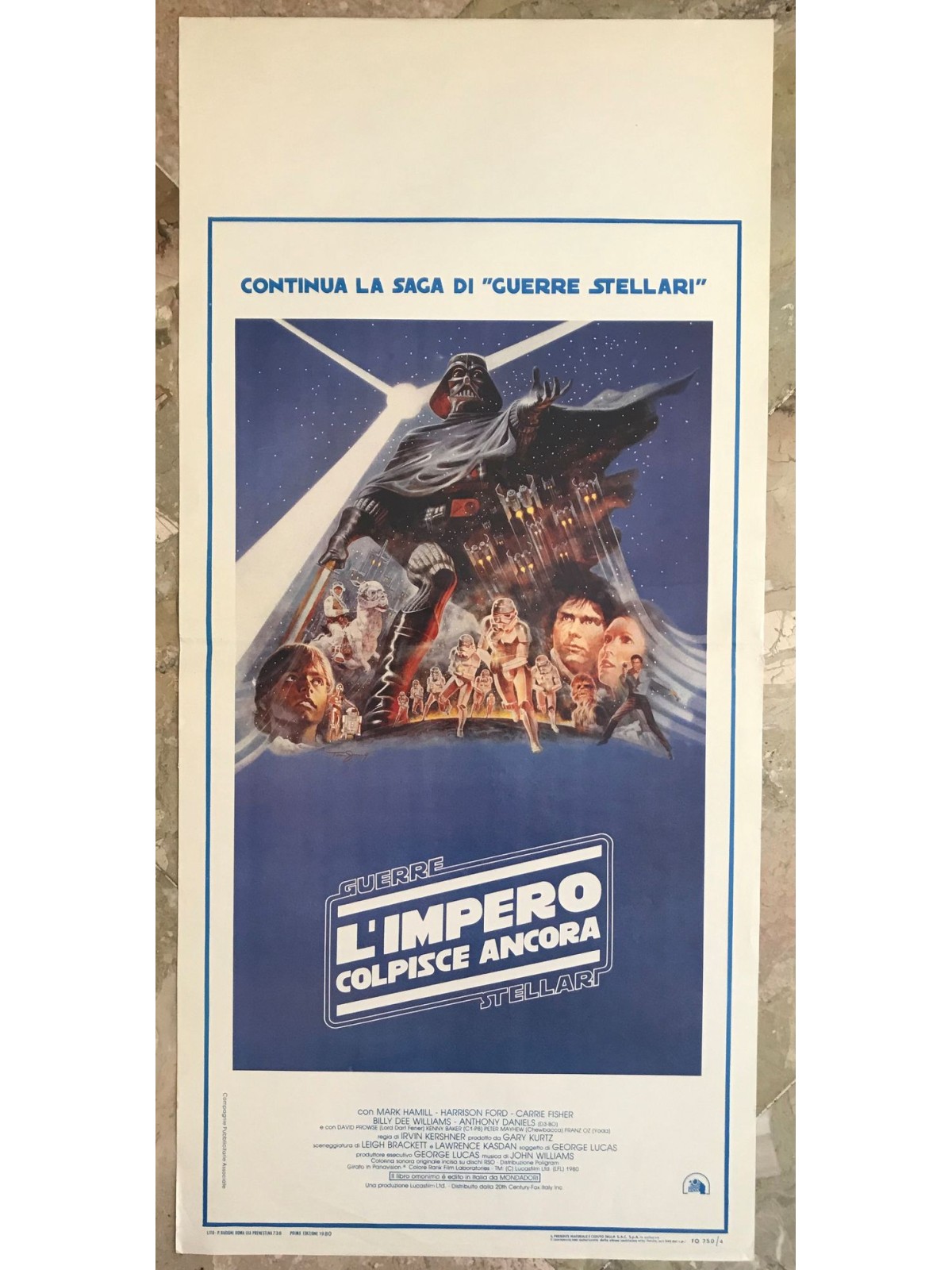 STAR WARS: THE EMPIRE STRIKES BACK Original movie poster