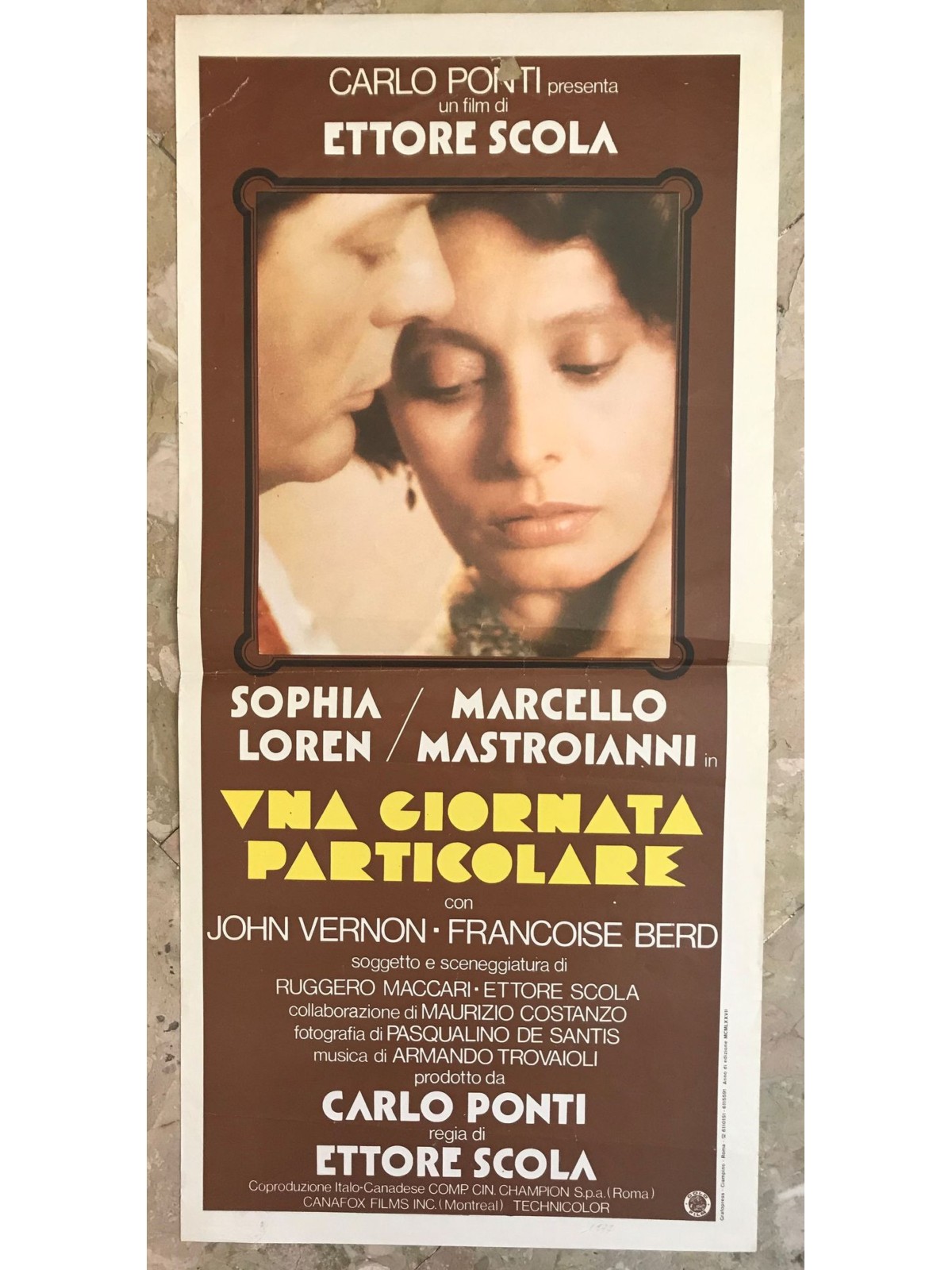 A SPECIAL DAY Original movie poster
