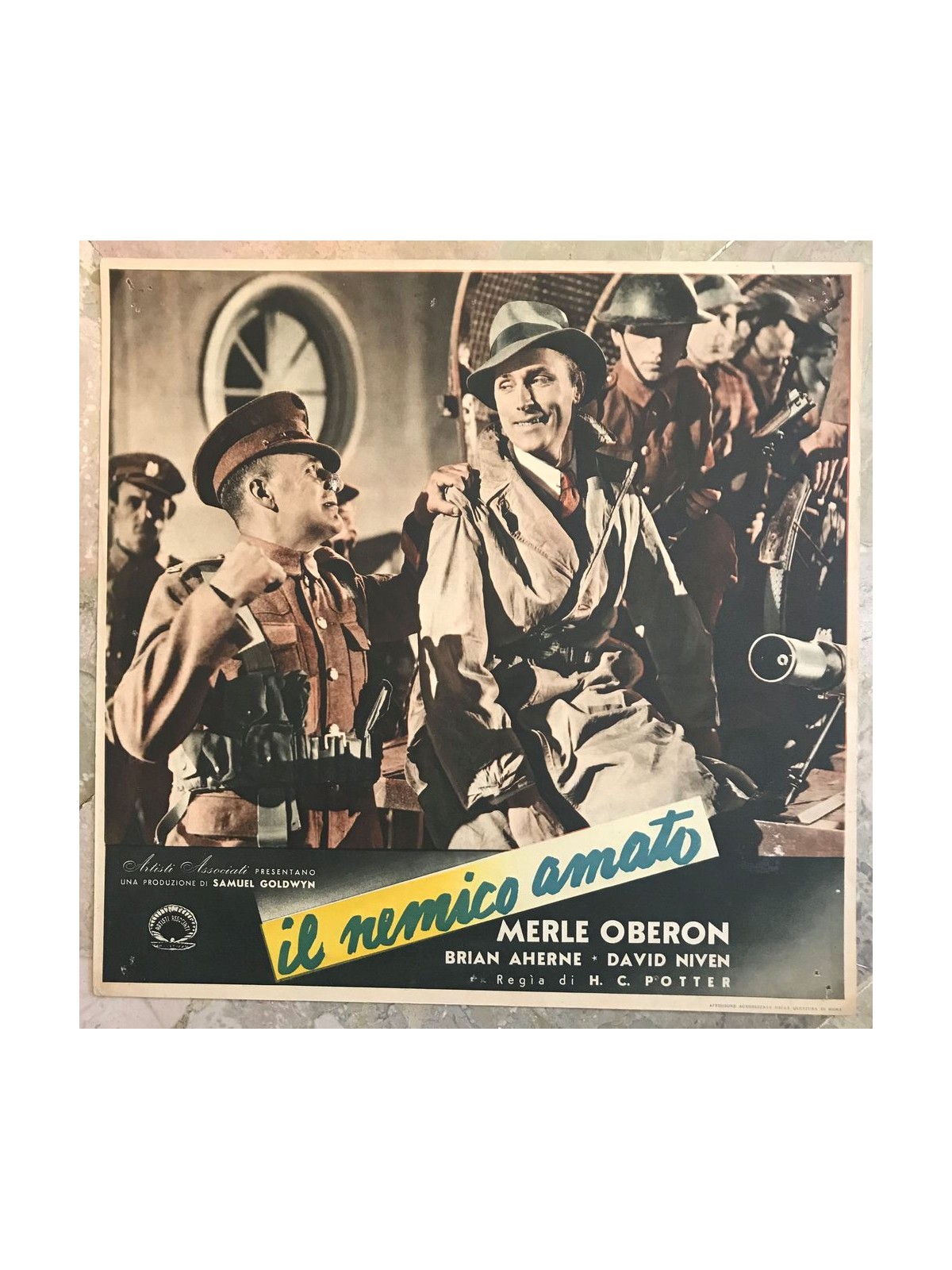 THE BELOVED ENEMY Original cinematographic photo envelope (2)