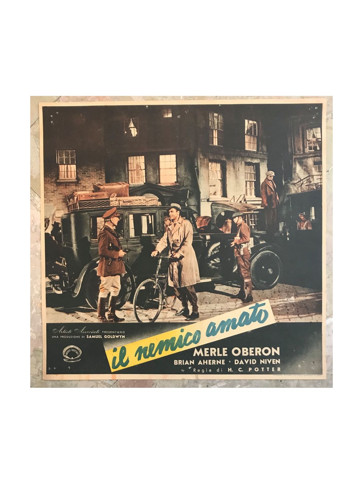 THE BELOVED ENEMY Original cinematographic photo envelope (7)