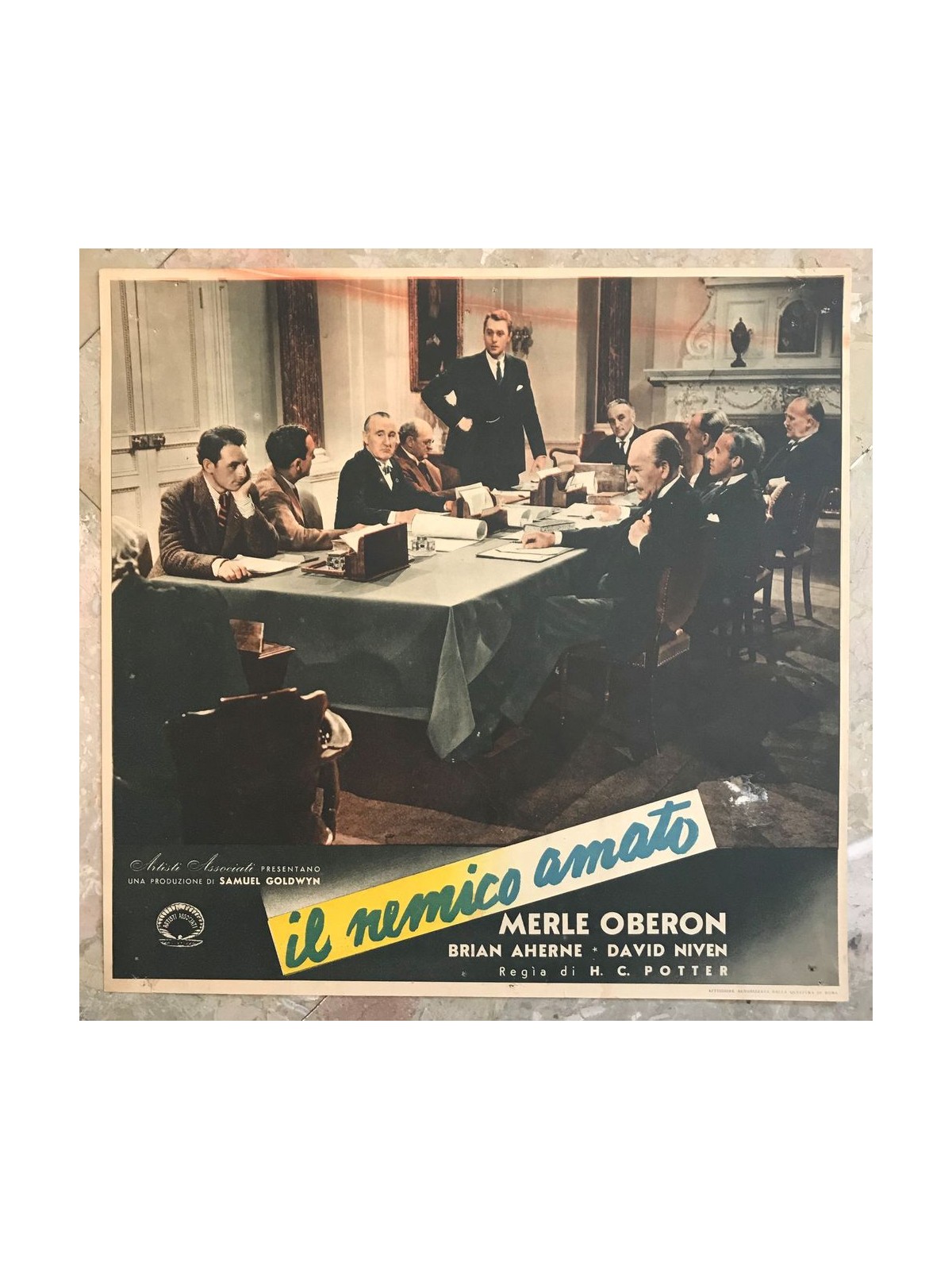 THE BELOVED ENEMY Original cinematographic photo envelope (8)