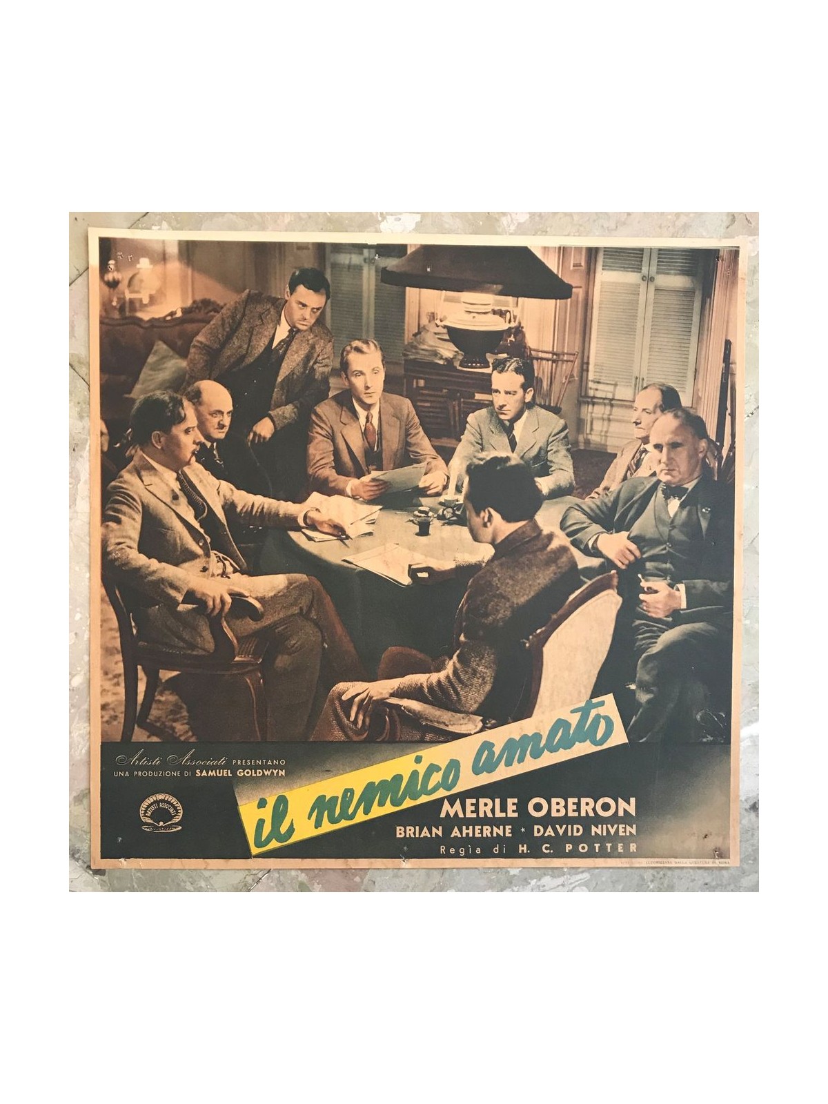 THE BELOVED ENEMY Original cinematographic photo envelope (9)