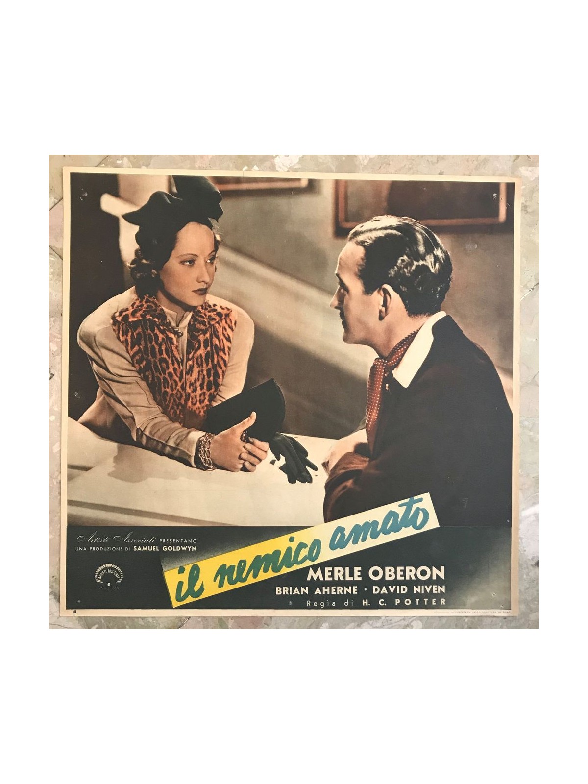 THE BELOVED ENEMY Original cinematographic photo envelope (10)