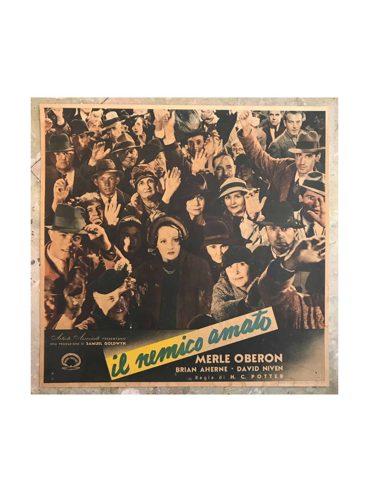 THE BELOVED ENEMY Original cinematographic photo envelope (13)