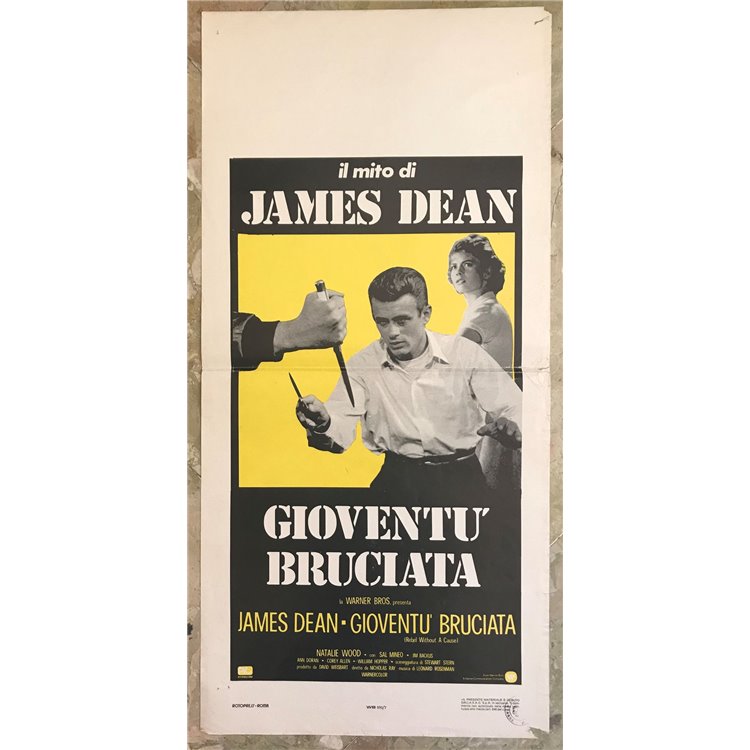 GIOVENTU' BRUCIATA Locandina cinematografica originale