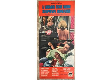 THE MAN WHO DIDN'T KNOW HOW TO LOVE Original movie poster