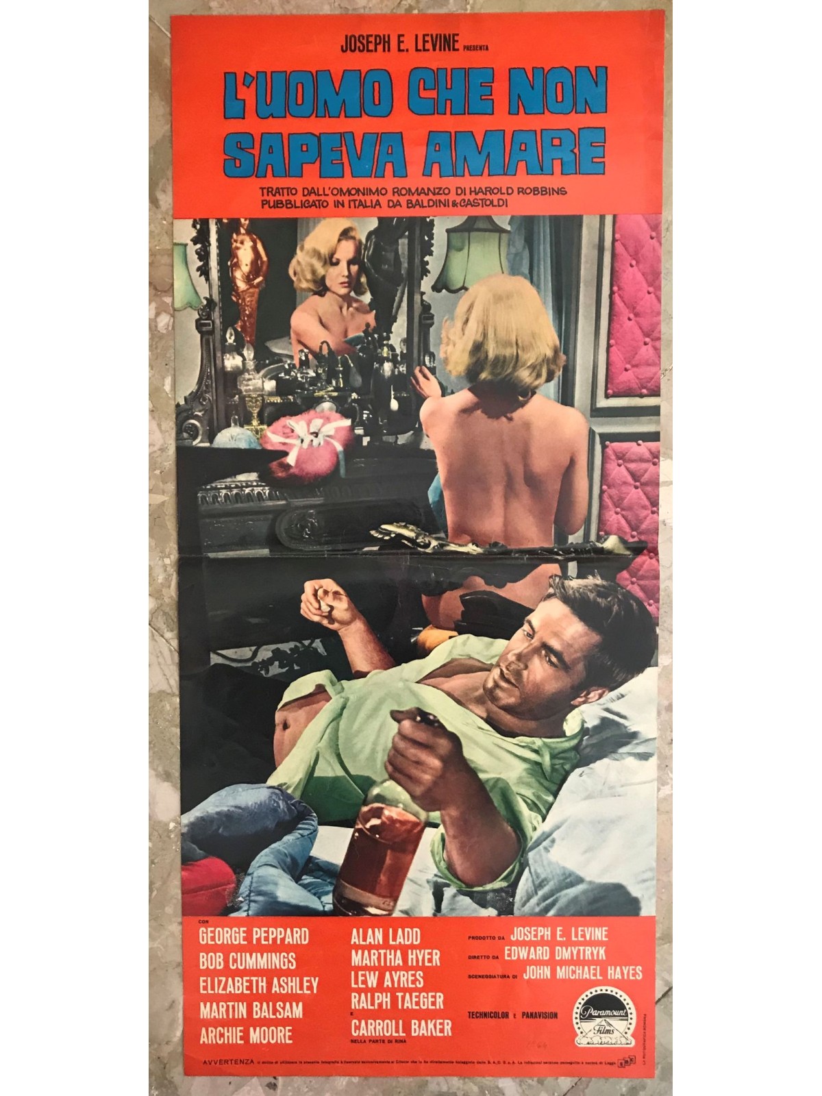 THE MAN WHO DIDN'T KNOW HOW TO LOVE Original movie poster