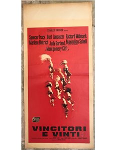 VINCITORI E VINTI Locandina cinematografica originale