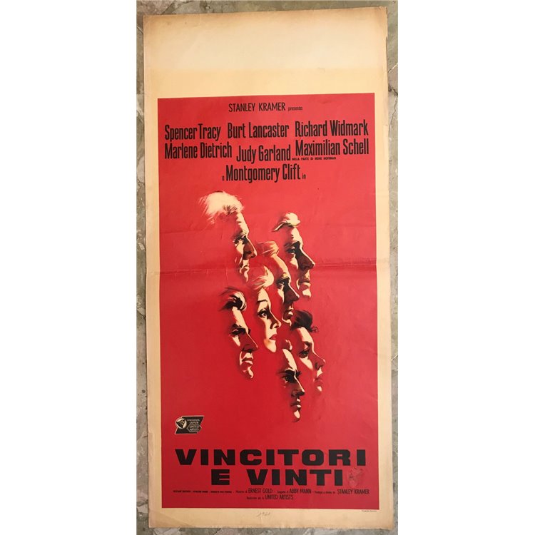 VINCITORI E VINTI Locandina cinematografica originale