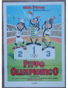 PIPPO OLIMPIONICO Manifesto cinematografico originale 2F