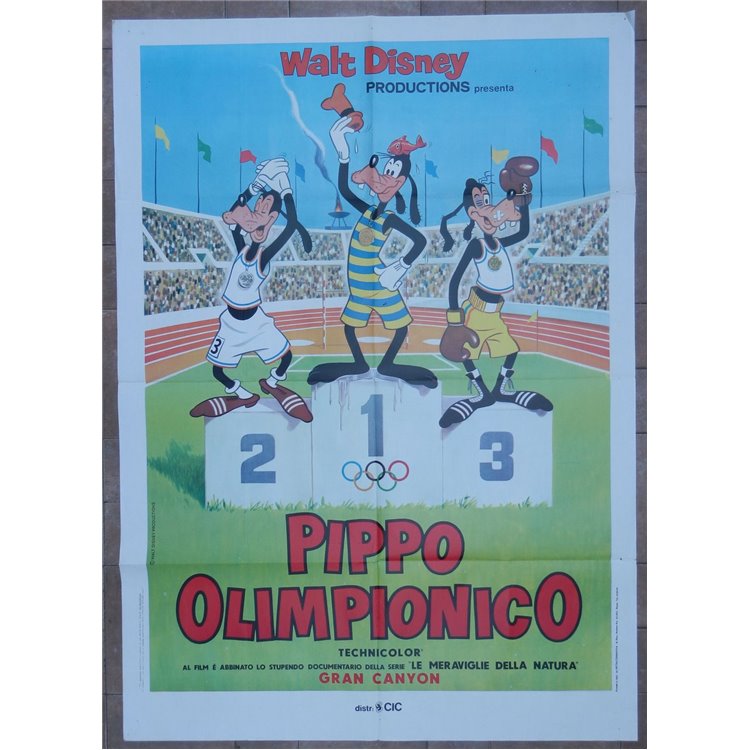 OLYMPIC GOOFY Original Movie Poster 2F