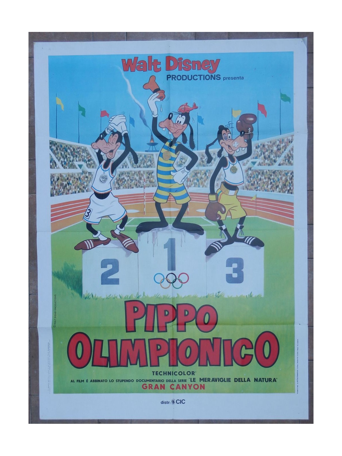 OLYMPIC GOOFY Original Movie Poster 2F