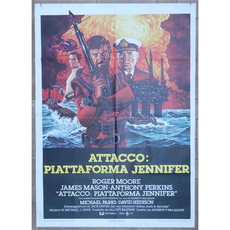ATTACCO: PIATTAFORMA JENNIFER Manifesto cinematografico originale 2F