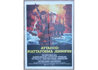 ATTACCO: PIATTAFORMA JENNIFER Manifesto cinematografico originale 2F