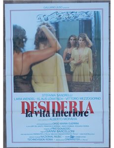 DESIDERIA LA VITA INTERIORE Manifesto cinematografico originale 2F