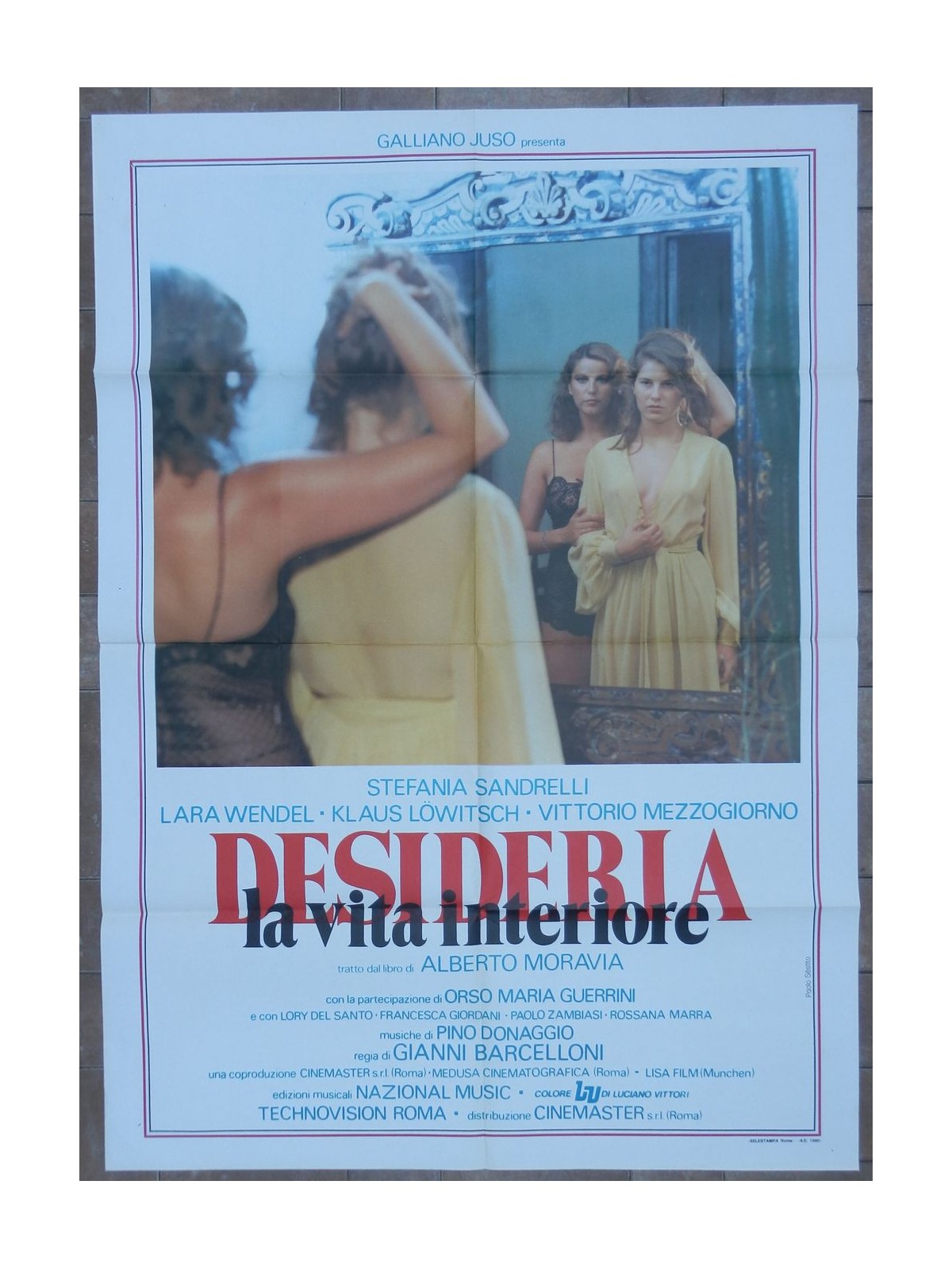 DESIDERIA LA VITA INTERIORE Manifesto cinematografico originale 2F
