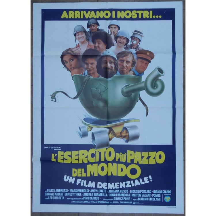 L'ESERCITO PIU' PAZZO DEL MONDO Manifesto cinematografico originale 2F