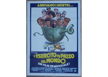 L'ESERCITO PIU' PAZZO DEL MONDO Manifesto cinematografico originale 2F