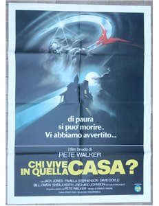 CHI VIVE IN QUELLA CASA? Manifesto cinematografico originale 2F